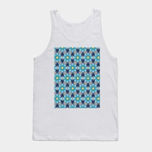 Cute Flower Pattern Tank Top